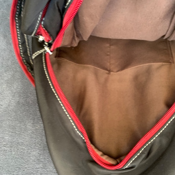 Black Dragonfly Embroidered Convertible Backpack / Sling Bag - Picture 8 of 13